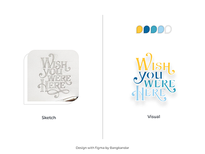 Sketch to Visual Vol.6 app branding design dribbble flat illustration logo sketch typography ui ux vector visual