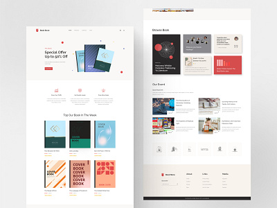 Book Store Landing Page