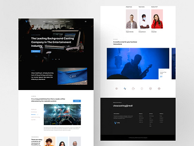 Broadcasting Landing Page