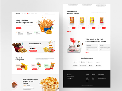 Snack Landing Page