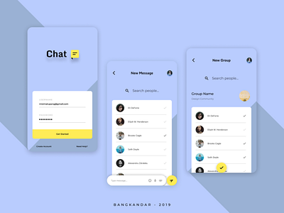 Chat Page UI app branding chat cool design ui ux
