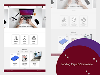 Landing Page E-commerce app branding cool design ecommerce simple ui ux web web design