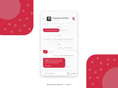 Bubble Chat Concept UI app branding chat clean design dribbble illustration simple typography ui ux