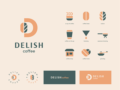 Delish Coffee Brand Identity Concept