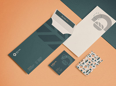 Delish Coffee Stationery Design brand brand and identity brand guideline brand identity branding business card cafe coffee coffee shop d logo design envelope icons logo logocollection nature pattern stationeries stationery stationery design