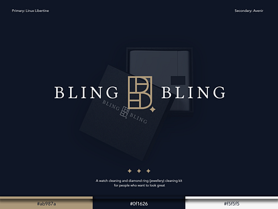 Bling Bling Logo Concept brand brand agency brand and identity brand guideline brand identity branding design icon jewellery jewelry logo logo concept logo creation logo design logocollection luxurious luxury brand luxury branding luxury logo watches