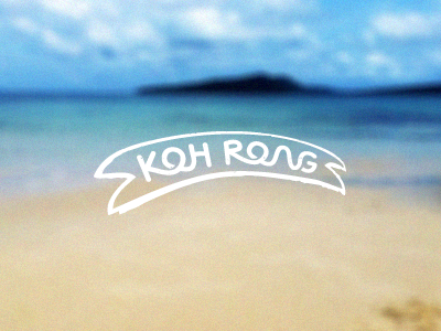 Branding an Island beach brand design graphic island koh rong logo