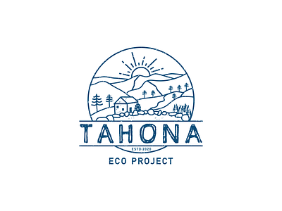 Tahona Eco Project art blue community eco establish forest line mill nature project retreat spain stone sun