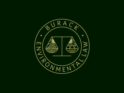 Environmental Law badge concept environment justice law logo scales