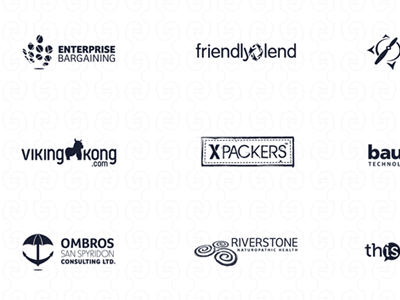Logos 2008 - 2011 brand collection designabot identity logo mark typography