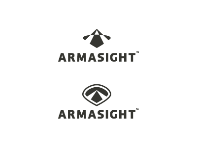 Armasight v1 concept identity mark military night sight typography vision
