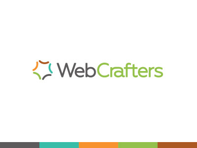 Web Crafters branding colour design logo palette seo type typography web