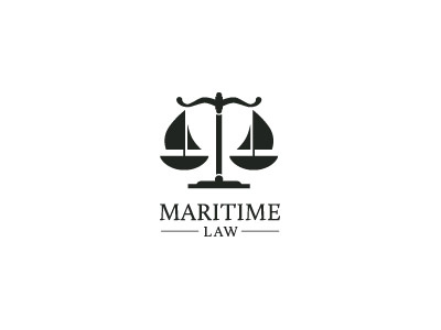 Maritime Law boat lawyer logo love mark sail scales