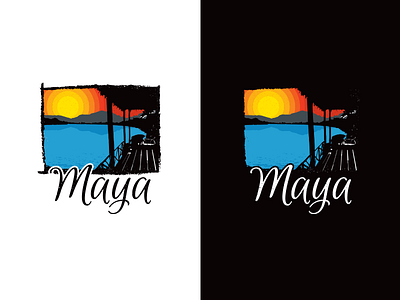 Maya concept design graphic illustration illustrative kampot logo maya texture