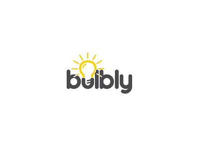 Bulbly bright bulb concept design idea light type typography