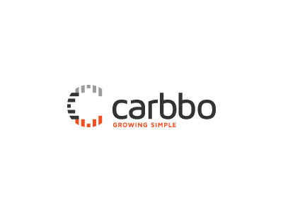 Carbbo accounting bar chart bookkeeping charcoal graph it logo orange tax