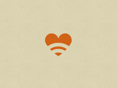 Love Feed beat concept design feed heart idea orange rss