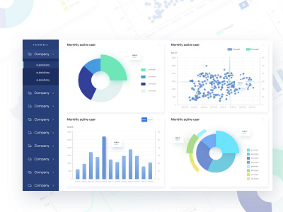 Dashboard UI design icon illustration typography ui website