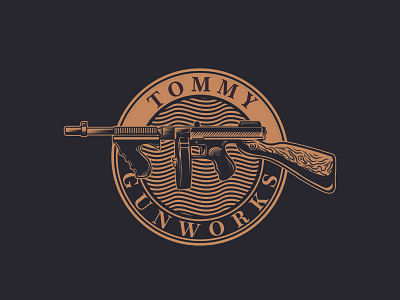 Tommy's Gunworks Logo Concept Design