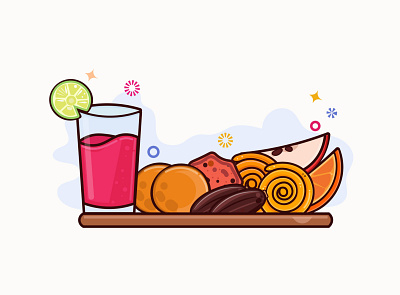 iftar for ramadan design flat graphics design icon illustration illustrator logo vector