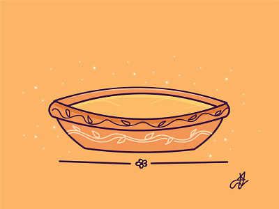 Bengali misti doi ( sweet yogurt ) animation design flat graphics design icon illustration illustrator logo typography vector