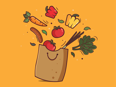 vegetables design flat graphics design icon illustration illustrator vector vegetables