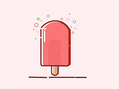 ice cream design flat graphics design icon illustration illustrator logo vector