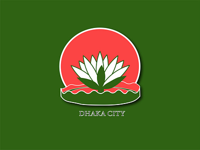 DHAKA CITY animation design flat graphics design icon illustration illustrator logo typography vector