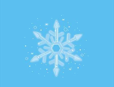 snow flakes art design flat graphics design icon illustration illustrator logo typography vector