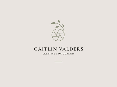 Logo for a Photographer aperture logo camera logo creative photography flower logo photography