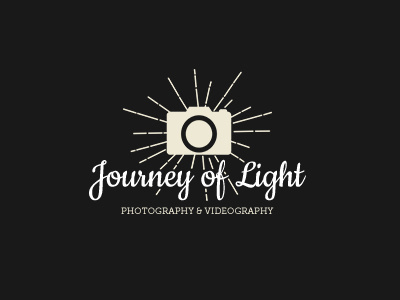 Logo concept for a photographer camera client work light logo photography videography