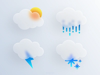 Weather design ui ui design