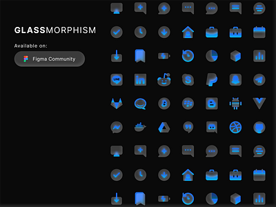 Glassmorphism Icon