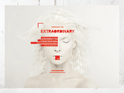 Wait for it... ad advertising cream design drama elements opera red texture typography white