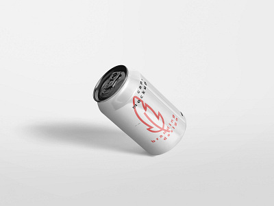 Glossy Soda Can Mockup