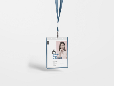 Name Tag Mockup business card mockup design mock up mockup name tag namecard