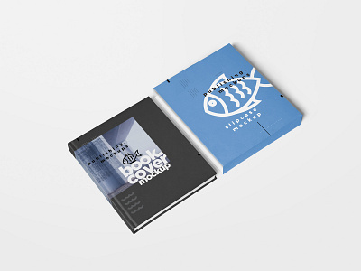 Book with a Slipcase Mockup book design book mockup branding design for sale mock up mockup