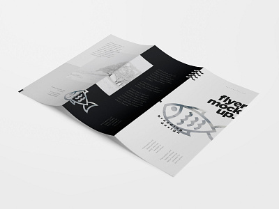 Tri-Fold Flyer Mockup ( A4 Size ) branding brochure mockup design flyer designs flyer mockup for sale mock up mockup