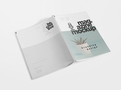 US Letter Size Magazine Mockup