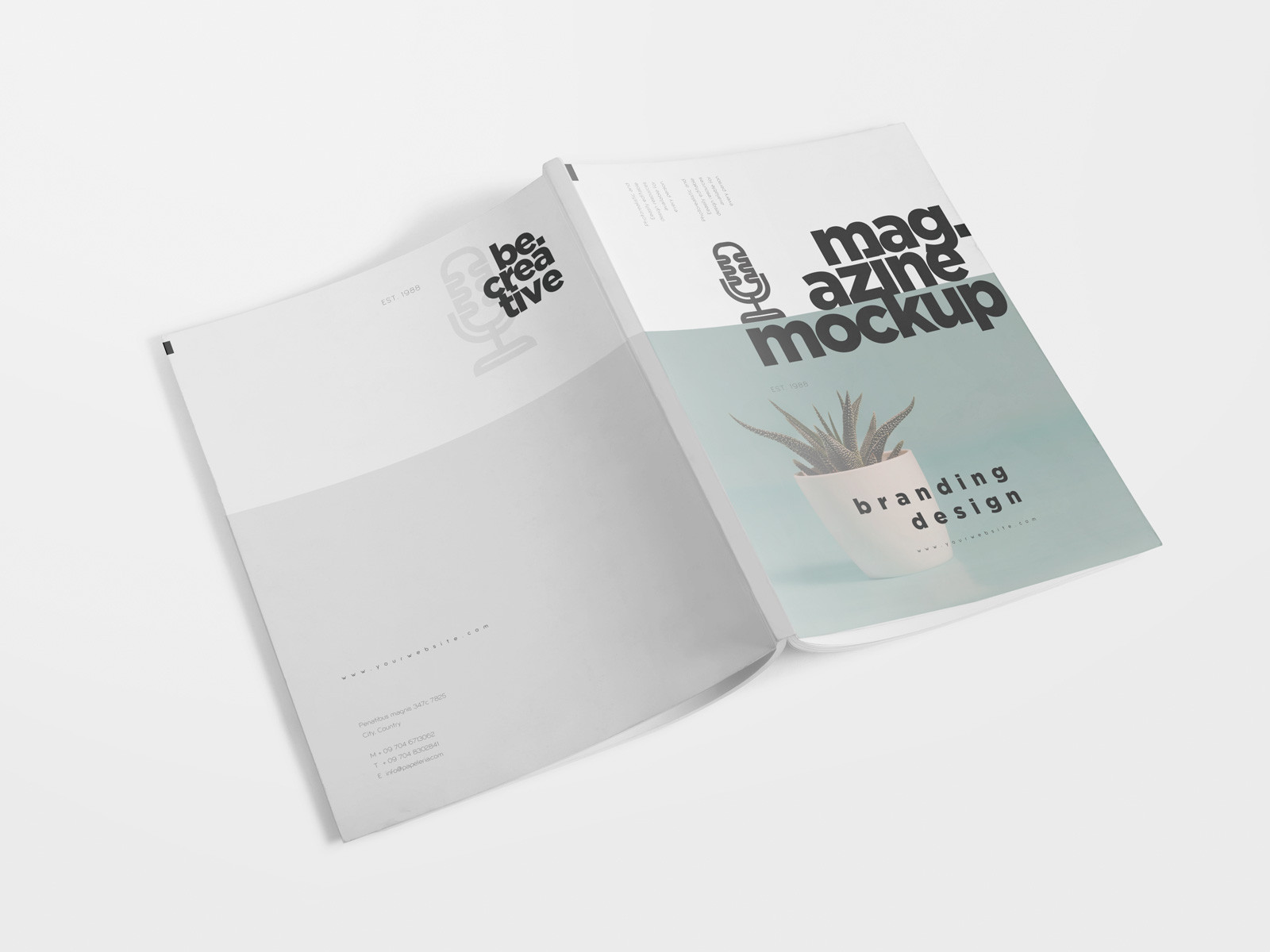 Download Us Letter Size Magazine Mockup By Gfx Foundry On Dribbble PSD Mockup Templates