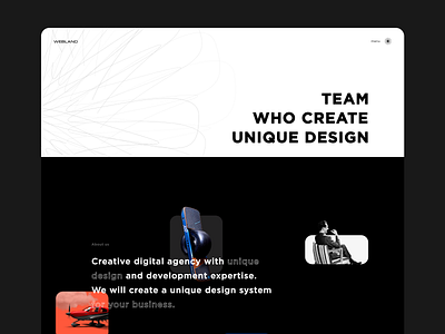 Webland design - TEAM WHO CREATE UNIQ DESIGN agency cases design developers digital form menu pattern projects service space studio team ui ux