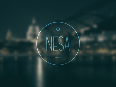 Nesa Logo branding cafe icon logo