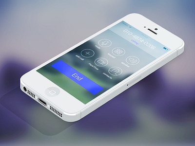 ios7 call Re-design