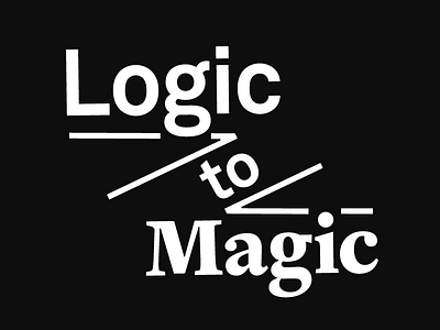 Logic to Magic— Personal Portfolio Preview behance pdf portfolio