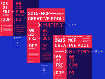 2015 Membership Convergence Project Exhibition behance multiply poster