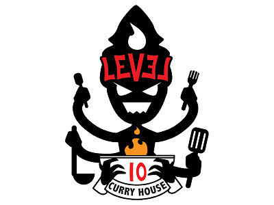 Level 10 Curry House character design curry fire food food and beverage hindu hot palindrome spicy video game