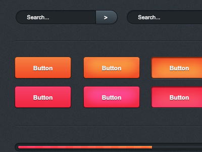 Orpin - UI Kit kit mac orange pink ui