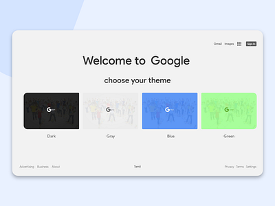 Google theme design