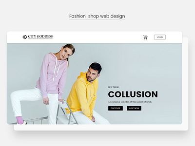 Fashion shop web design