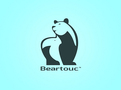 Beartouc animal bear branding design felgrate leszczynski logo logotype mark negative toucan